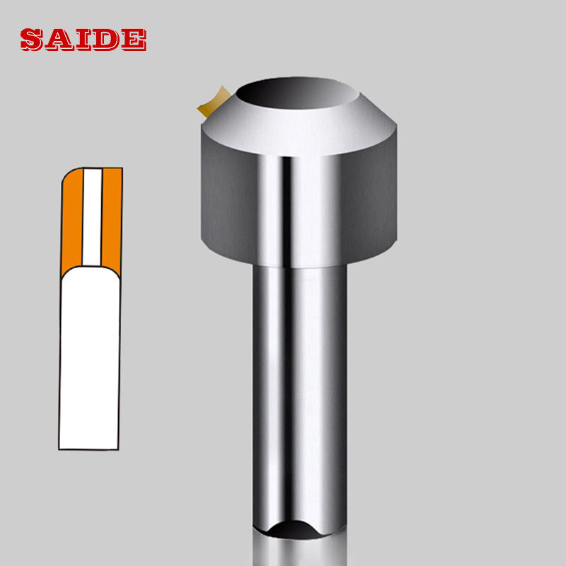 Wyposażenie fabryczne Wysokiej jakości maszyna do obcinania akrylu specjalna Cnc Single Crystal Diamond Chamfering Milling Tool For Acrylic/PS