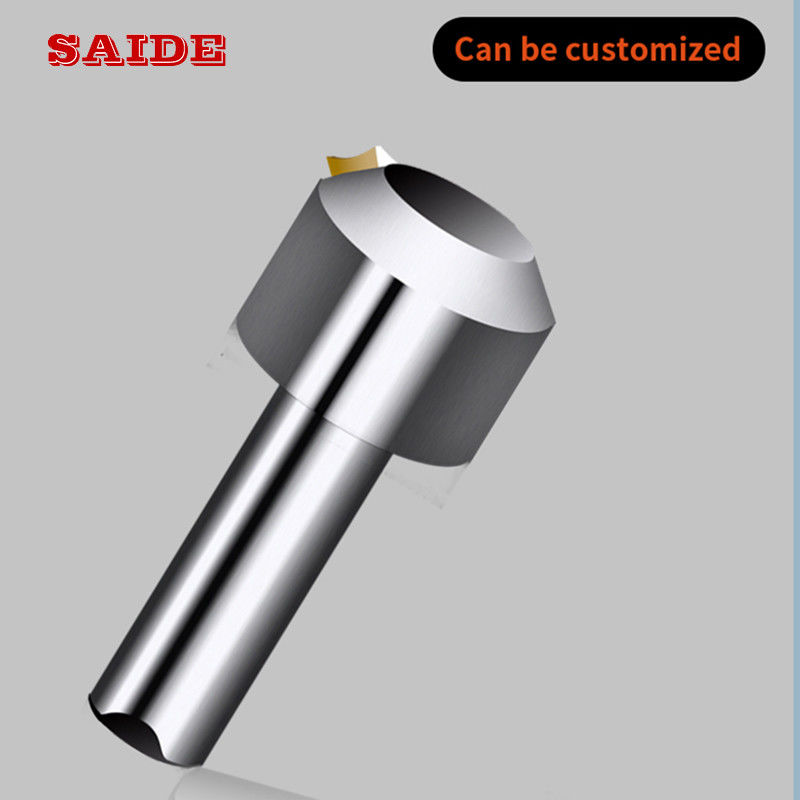 Wyposażenie fabryczne Wysokiej jakości maszyna do obcinania akrylu specjalna Cnc Single Crystal Diamond Chamfering Milling Tool For Acrylic/PS