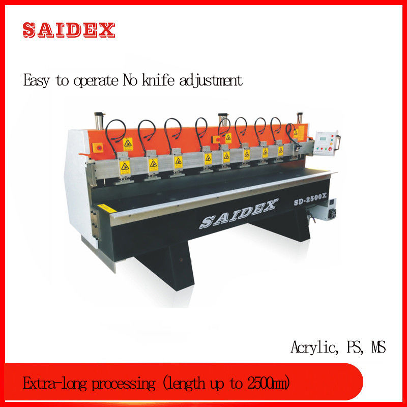 Fabryka Niestandardowa Sd-2500X Wysokiej Prędkości Bevel PMMA/PS Horizontal Acrylic Diamond Edge Polishing Machine