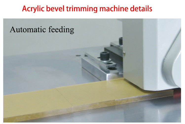 Przemysłowa maszyna do fazowania akrylu 220V 3000W do fazowania PMMA, płyta robocza o grubości 16mm