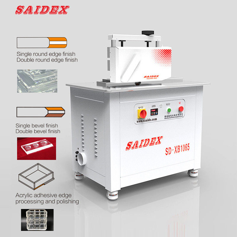 Saide Brand Automatic Feeding 2,5 kW Acrylic Polishing Machine For Smooth And Precise Finishing PMMA Rounded Edge Polisher R3 Rounded Corner
