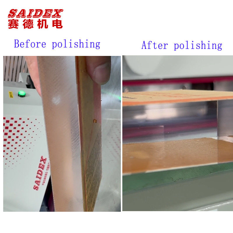 P1080 Małe maszyny do szlifowania i polerowania PMMA 30mm PS Straight Acrylic Edge Polishing Machine